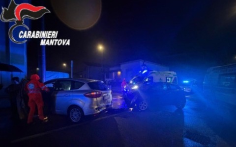 Incidente stradale a Borgo Virgilio: due auto coinvolte, tre feriti trasportati in ospedale