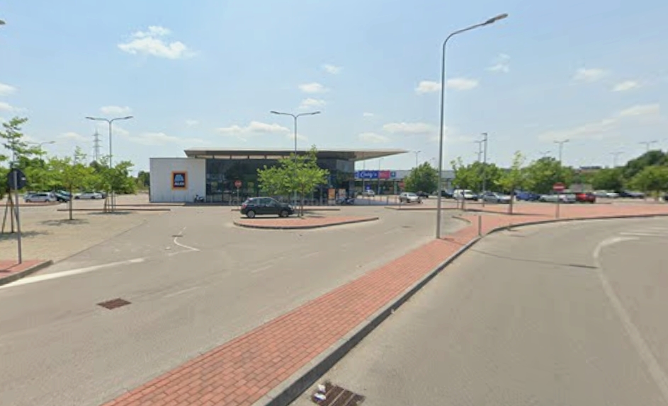 Il supermercato Aldi di Mantova, lungo la Legnaghese (clicca sull'immagine per navigare nella mappa)