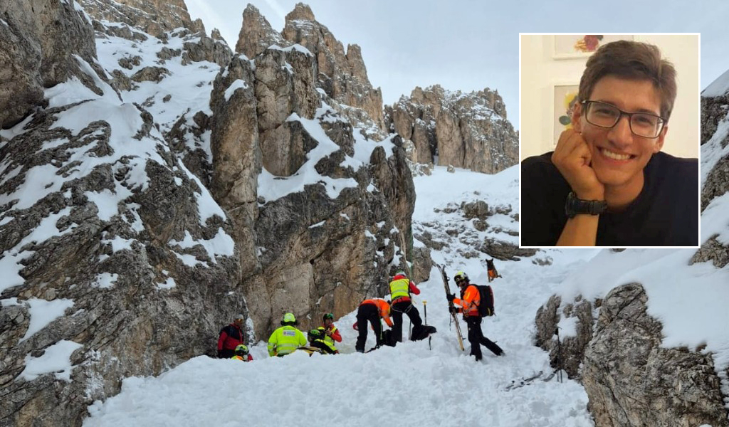 Travolto e ucciso da una valanga: oggi l’addio al 28enne medolese Stefano Crotti