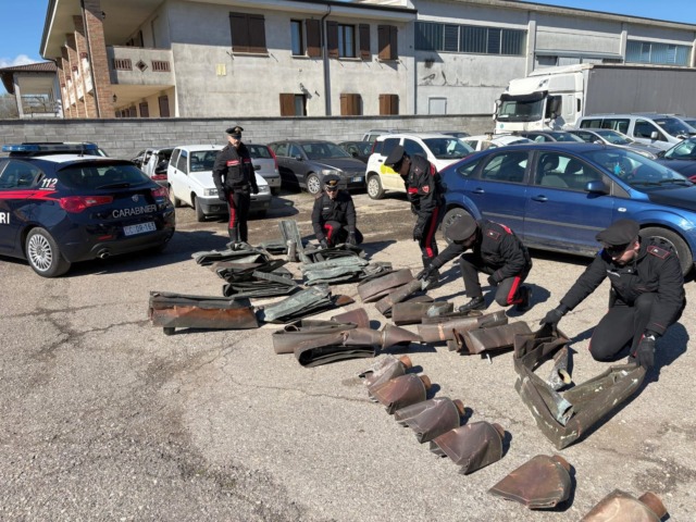 Fuga nella notte: in auto 180 kg di rame rubati dal cantiere della scuola elementare
