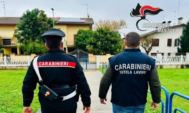 Volantinaggio con lavoratori in nero (e irregolari): maxi multa e attività sospesa a Curtatone