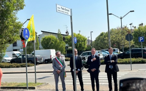 Inaugurata a Borgo Virgilio la piazza dedicata a Paolo Bonomi: un omaggio al fondatore di Coldiretti