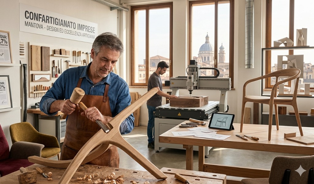 Mantova traina il design artigiano: crescita a doppia cifra negli ultimi cinque anni