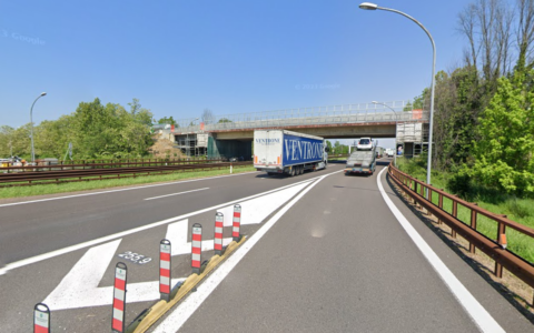 Motociclista ferito sull’A22 vicino al casello di Mantova Nord