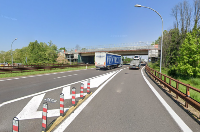 Motociclista ferito sull’A22 vicino al casello di Mantova Nord