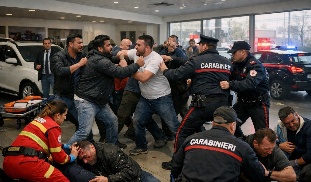 Far West in concessionaria: la trattativa per un’auto finisce in rissa a Mantova