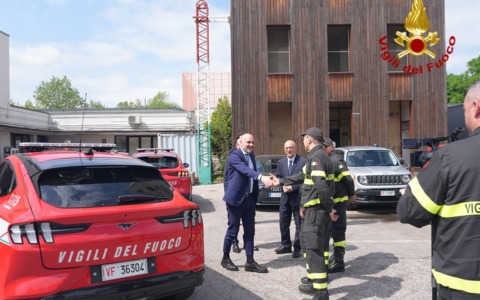 Sottosegretario Prisco in visita istituzionale al Comando dei Vigili del Fuoco di Mantova