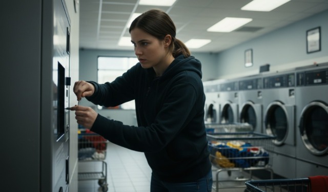 Manomette la cassa automatica della lavanderia e in tre mesi si intasca 2mila euro
