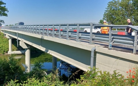 Ponte sul Mincio a Governolo, riapre il doppio senso di marcia sulla SP33