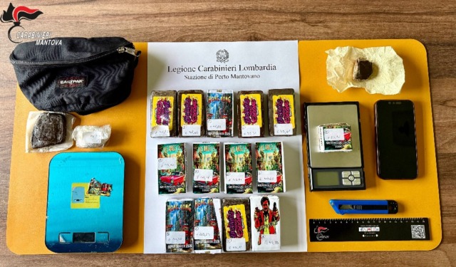 Maxi blitz antidroga all’alba: arrestato un 25enne trovato con oltre un chilo di hashish