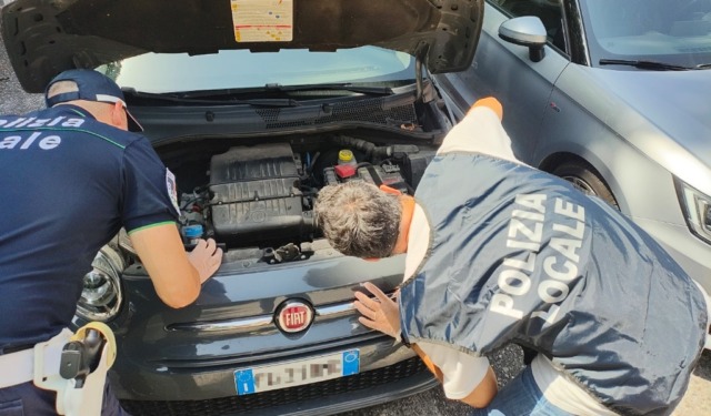 Blitz della Polizia Locale a Mantova: scoperto un maxi deposito abusivo di auto usate