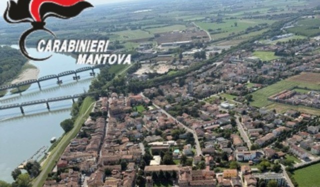 Elicottero dei Carabinieri sorvola Gonzaga e l’Oltrepò: controlli speciali nel Mantovano