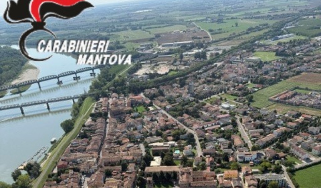 Elicottero dei Carabinieri sorvola Gonzaga e l’Oltrepò: controlli speciali nel Mantovano