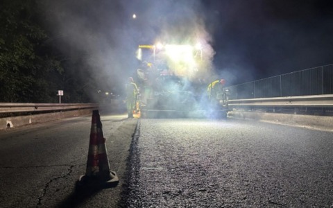 Goitese, lavori notturni di asfaltatura a Marmirolo: strada chiusa per tre notti