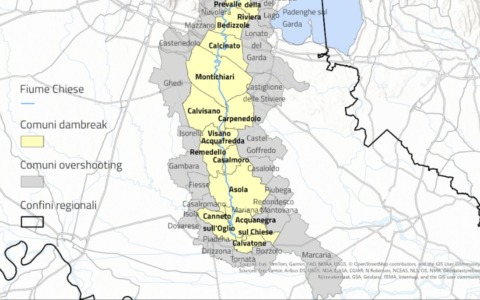 IT-alert, il 13 ottobre scatta il test per il rischio collasso di una diga: i Comuni coinvolti in provincia di Mantova