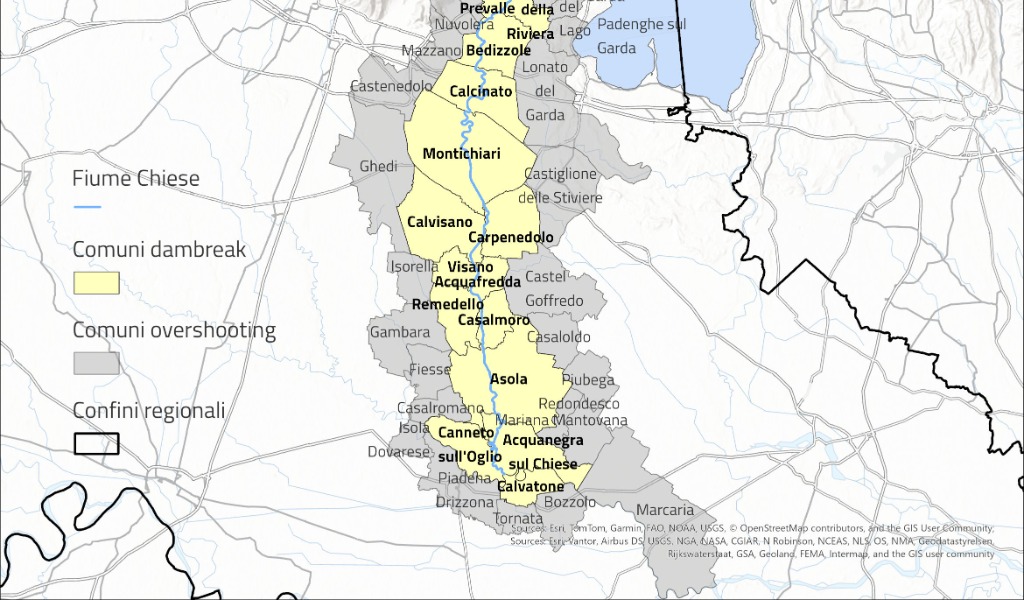 IT-alert, il 13 ottobre scatta il test per il rischio collasso di una diga: i Comuni coinvolti in provincia di Mantova