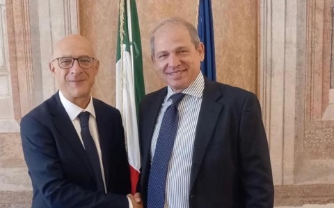Il Prefetto riceve il comandante della DIA di Brescia per il saluto di commiato